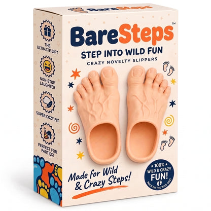 BareSteps™ | Barefoot Slippers That Make Laugh
