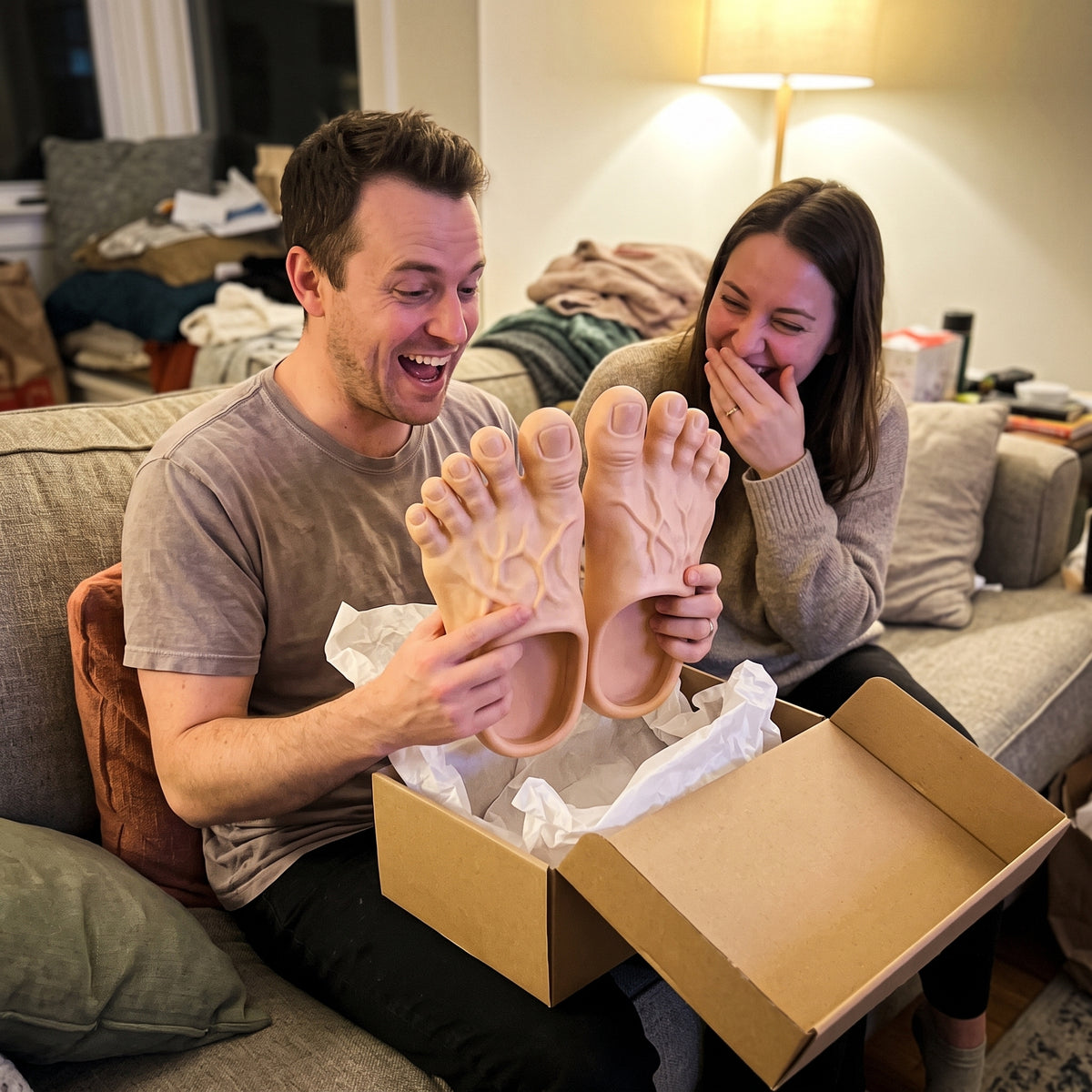 BareSteps™ | Barefoot Slippers That Make Laugh