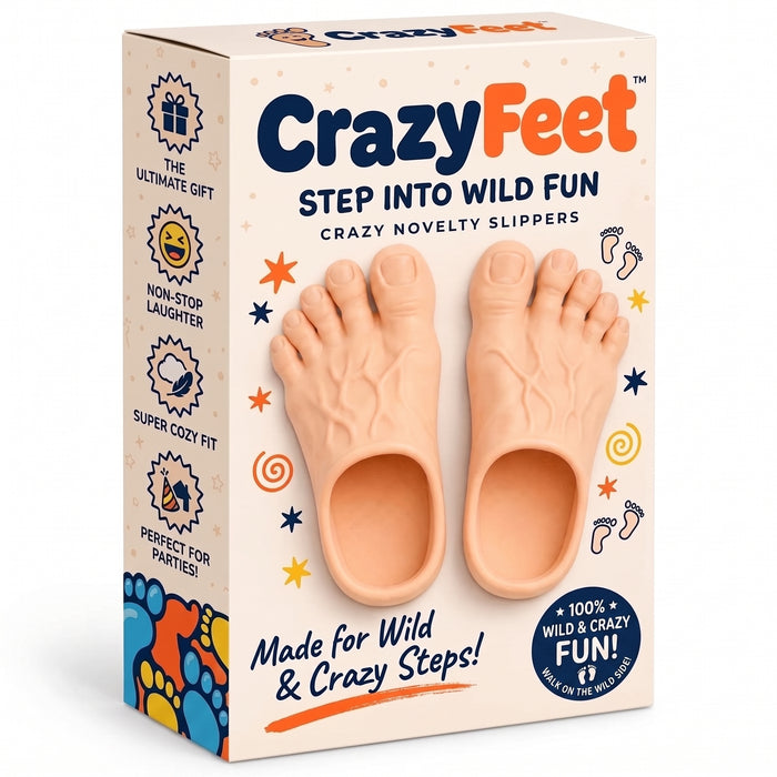 CrazyFeet™ | Barefoot Slippers That Make Laugh